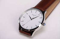 Iconic Brown and Silver Men's Watch
